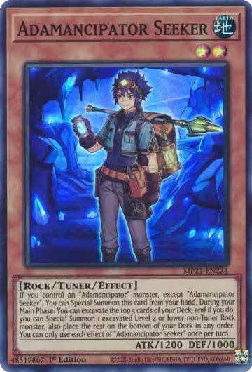 Adamancipator Seeker (MP21-EN224), 2021 Tin of Ancient Battles — Yu-Gi-Oh! card price
