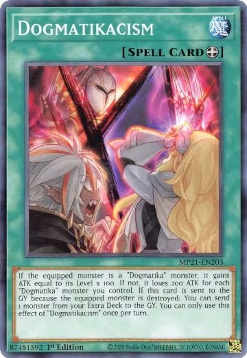Dogmatikacism (MP21-EN203), 2021 Tin of Ancient Battles — Yu-Gi-Oh! card price