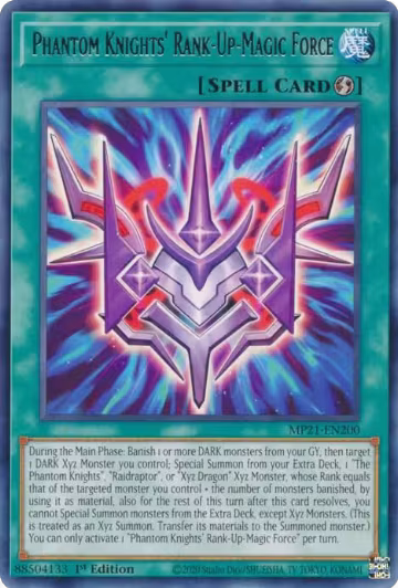 Phantom Knights' Rank-Up-Magic Force (MP21-EN200), 2021 Tin of Ancient Battles — Yu-Gi-Oh! card price