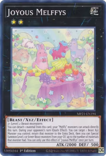 Joyous Melffys (MP21-EN194), 2021 Tin of Ancient Battles — Yu-Gi-Oh! card price