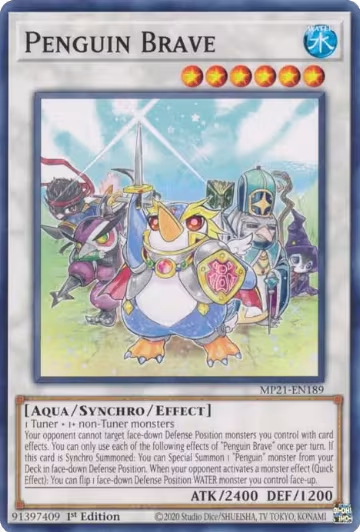 Penguin Brave (MP21-EN189), 2021 Tin of Ancient Battles — Yu-Gi-Oh! card price
