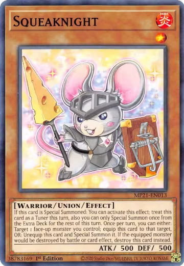Squeaknight (MP21-EN013), 2021 Tin of Ancient Battles — Yu-Gi-Oh! card price