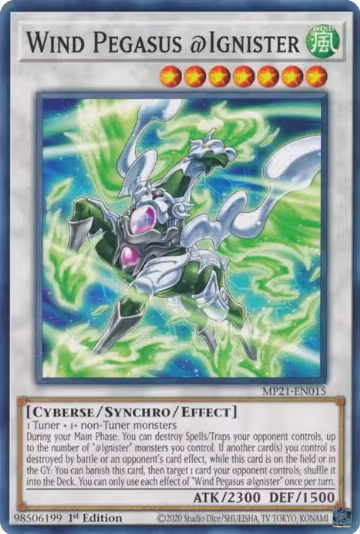 Wind Pegasus @Ignister (MP21-EN015), 2021 Tin of Ancient Battles — Yu-Gi-Oh! card price