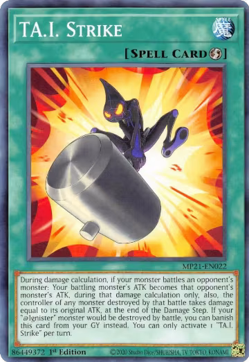 TA.I. Strike (MP21-EN022), 2021 Tin of Ancient Battles — Yu-Gi-Oh! card price