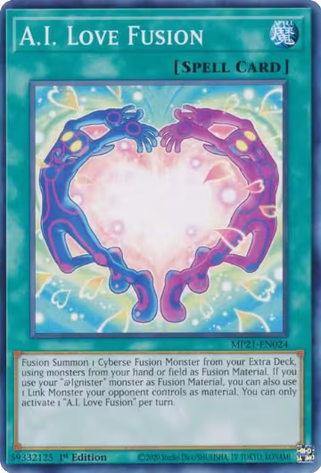 A.I. Love Fusion (MP21-EN024), 2021 Tin of Ancient Battles — Yu-Gi-Oh! card price