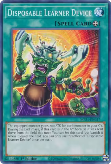 Disposable Learner Device (MP21-EN027), 2021 Tin of Ancient Battles — Yu-Gi-Oh! card price
