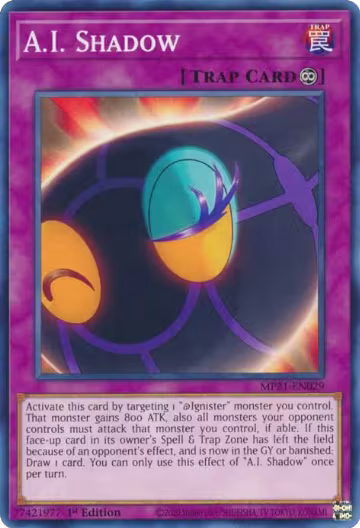 A.I. Shadow (MP21-EN029), 2021 Tin of Ancient Battles — Yu-Gi-Oh! card price