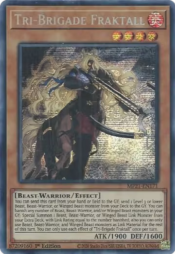 Tri-Brigade Fraktall (MP21-EN171), 2021 Tin of Ancient Battles — Yu-Gi-Oh! card price