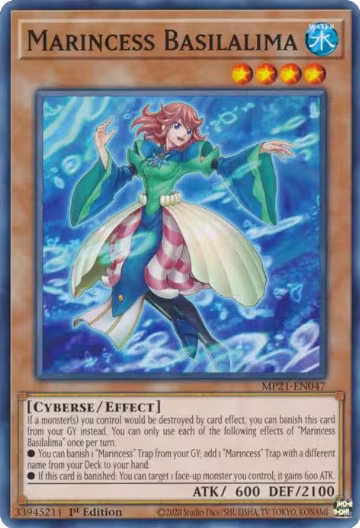 Marincess Basilalima (MP21-EN047), 2021 Tin of Ancient Battles — Yu-Gi-Oh! card price