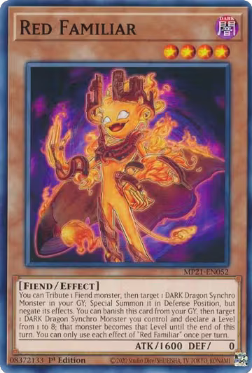 Red Familiar (MP21-EN052), 2021 Tin of Ancient Battles — Yu-Gi-Oh! card price