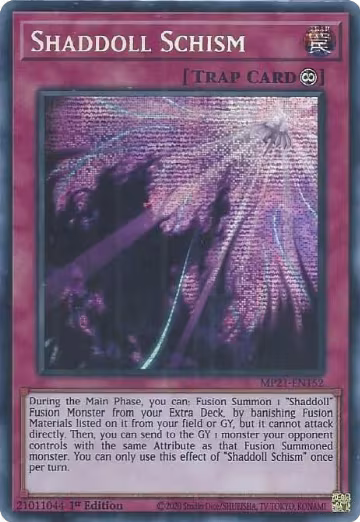 Shaddoll Schism (MP21-EN152), 2021 Tin of Ancient Battles — Yu-Gi-Oh! card price