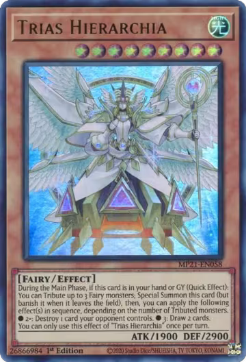 Trias Hierarchia (MP21-EN058), 2021 Tin of Ancient Battles — Yu-Gi-Oh! card price