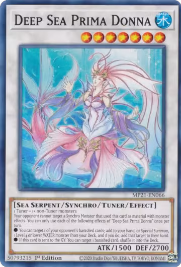 Deep Sea Prima Donna (MP21-EN066), 2021 Tin of Ancient Battles — Yu-Gi-Oh! card price