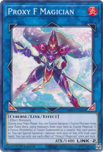 Proxy F Magician (MP21-EN069), 2021 Tin of Ancient Battles — Yu-Gi-Oh! card price
