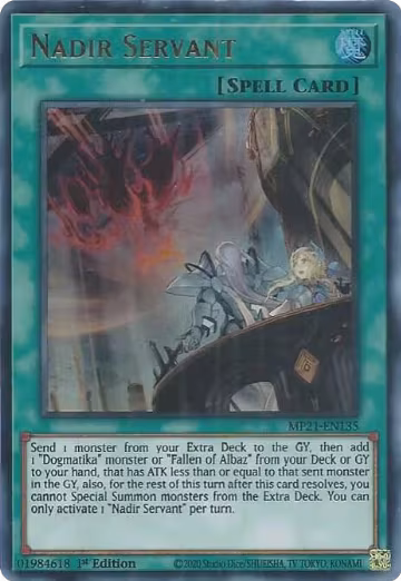 Nadir Servant (MP21-EN135), 2021 Tin of Ancient Battles — Yu-Gi-Oh! card price