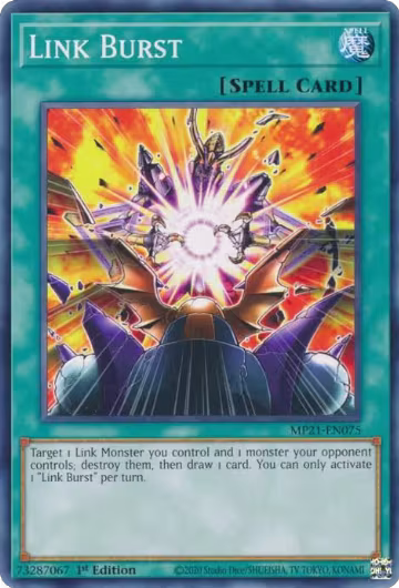 Link Burst (MP21-EN075), 2021 Tin of Ancient Battles — Yu-Gi-Oh! card price