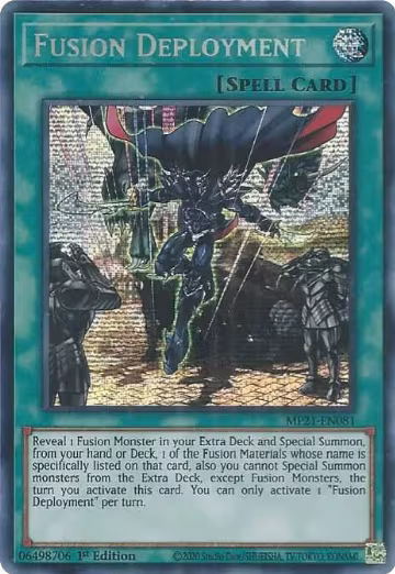 Fusion Deployment (MP21-EN081), 2021 Tin of Ancient Battles — Yu-Gi-Oh! card price