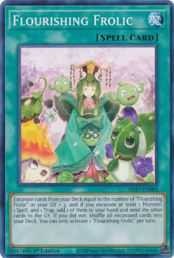 Flourishing Frolic (MP21-EN082), 2021 Tin of Ancient Battles — Yu-Gi-Oh! card price