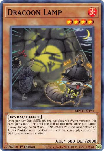 Dracoon Lamp (MP21-EN123), 2021 Tin of Ancient Battles — Yu-Gi-Oh! card price