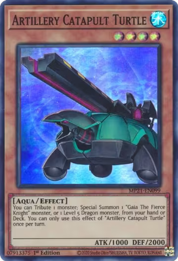 Artillery Catapult Turtle (MP21-EN099), 2021 Tin of Ancient Battles — Yu-Gi-Oh! card price