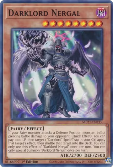 Darklord Nergal (MP21-EN119), 2021 Tin of Ancient Battles — Yu-Gi-Oh! card price