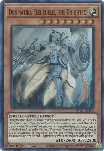 Dogmatika Fleurdelis, the Knighted (MP21-EN104), 2021 Tin of Ancient Battles — Yu-Gi-Oh! card price