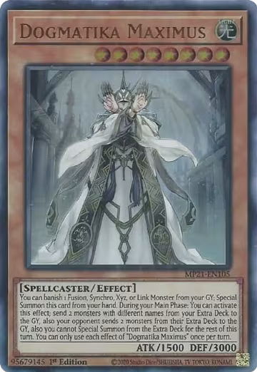 Dogmatika Maximus (MP21-EN105), 2021 Tin of Ancient Battles — Yu-Gi-Oh! card price
