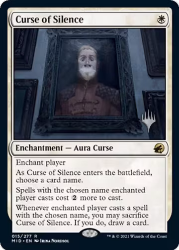 Curse of Silence (15), Promo Pack: Innistrad: Midnight Hunt — Magic card price