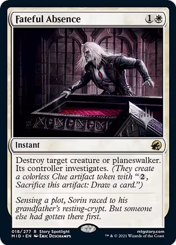 Fateful Absence (18), Promo Pack: Innistrad: Midnight Hunt — Magic card price