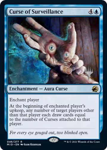 Curse of Surveillance (46), Promo Pack: Innistrad: Midnight Hunt — Magic card price