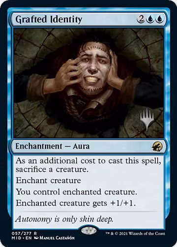 Grafted Identity (57), Promo Pack: Innistrad: Midnight Hunt — Magic card price