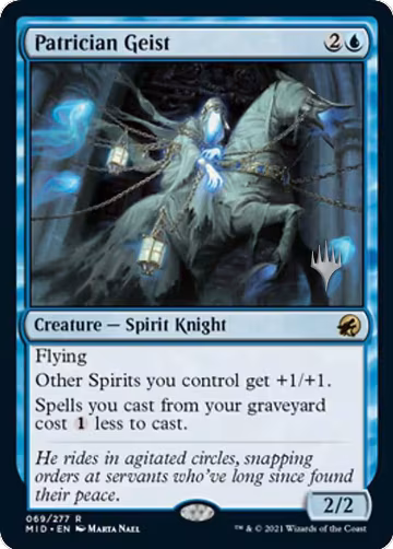 Patrician Geist (69), Promo Pack: Innistrad: Midnight Hunt — Magic card price