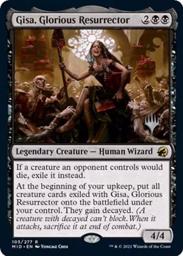 Gisa, Glorious Resurrector (103), Promo Pack: Innistrad: Midnight Hunt — Magic card price