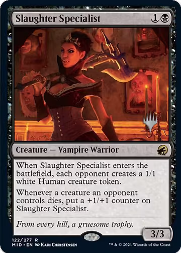 Slaughter Specialist (122), Promo Pack: Innistrad: Midnight Hunt — Magic card price