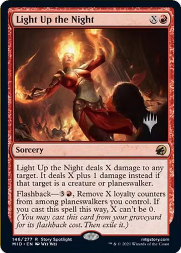 Light Up the Night (146), Promo Pack: Innistrad: Midnight Hunt — Magic card price