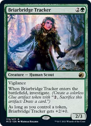 Briarbridge Tracker (172), Promo Pack: Innistrad: Midnight Hunt — Magic card price