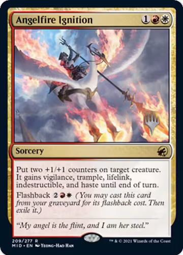 Angelfire Ignition (209), Promo Pack: Innistrad: Midnight Hunt — Magic card price