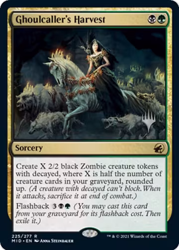 Ghoulcaller's Harvest (225), Promo Pack: Innistrad: Midnight Hunt — Magic card price