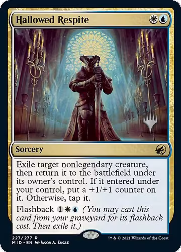 Hallowed Respite (227), Promo Pack: Innistrad: Midnight Hunt — Magic card price