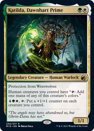 Katilda, Dawnhart Prime (230), Promo Pack: Innistrad: Midnight Hunt — Magic card price