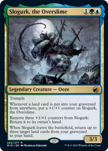 Slogurk, the Overslime (242), Promo Pack: Innistrad: Midnight Hunt — Magic card price