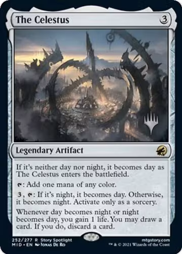 The Celestus (252), Promo Pack: Innistrad: Midnight Hunt — Magic card price