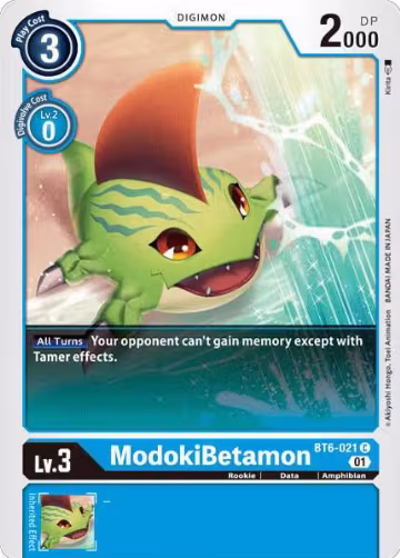 ModokiBetamon (BT6-021 C), Double Diamond — Digimon card price