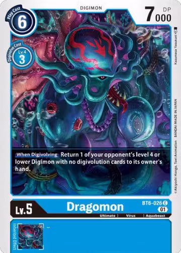 Dragomon (BT6-026 C), Double Diamond — Digimon card price