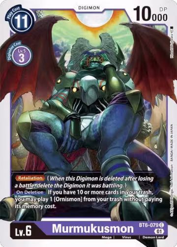 Murmukusmon (BT6-079 U), Double Diamond — Digimon card price