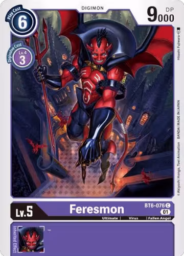Feresmon (BT6-076 C), Double Diamond — Digimon card price