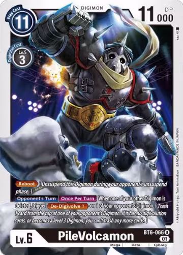 PileVolcamon (BT6-066 U), Double Diamond — Digimon card price