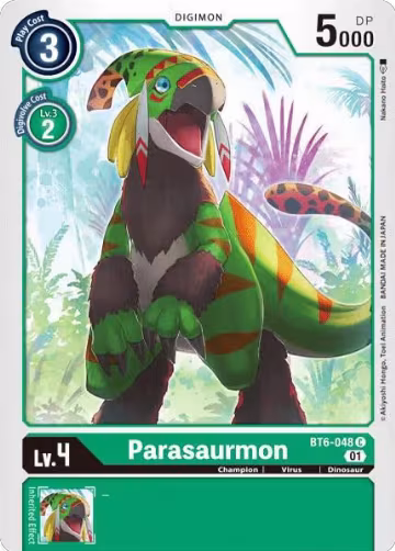 Parasaurmon (BT6-048 C), Double Diamond — Digimon card price