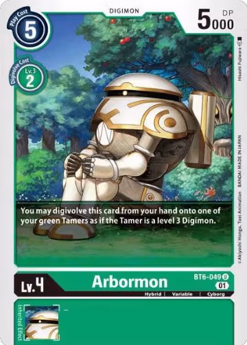 Arbormon (BT6-049 U), Double Diamond — Digimon card price