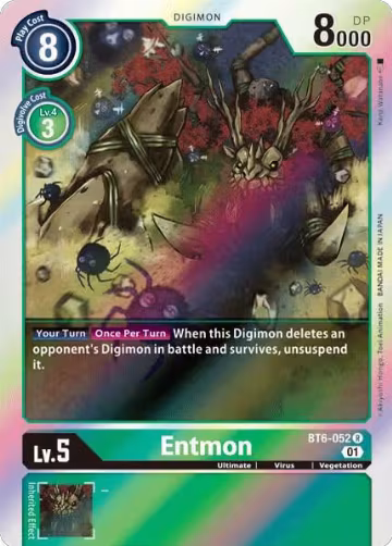Entmon (BT6-052 R), Double Diamond — Digimon card price